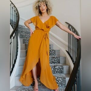 Baltic Born Amber Katya Ruffle Maxi Dress